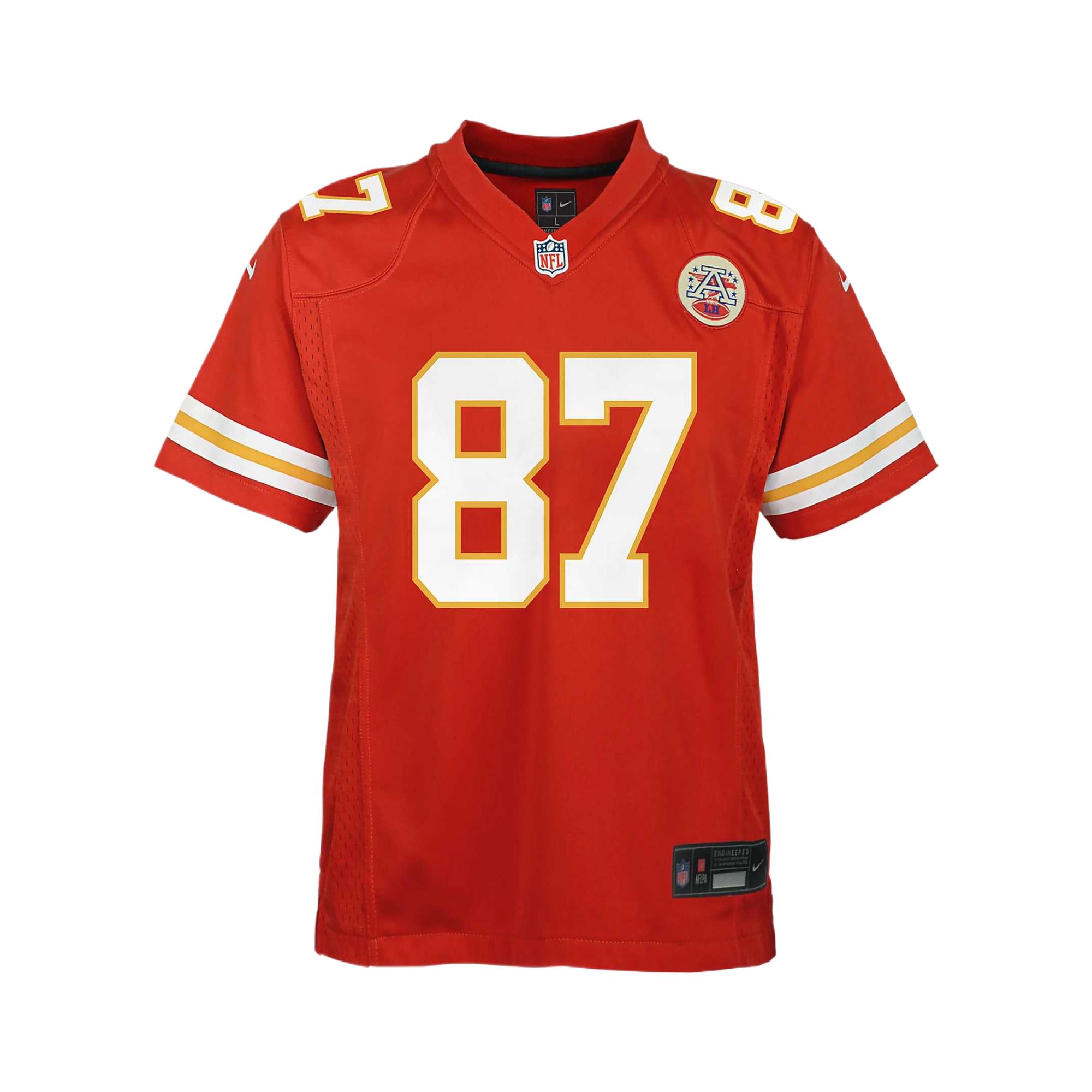 Nike x Travis Scott Travis Kelce Kansas City Chiefs Comfortable Breathable Fashion Classic Digital Short Sleeve T-Shirt Men tops Red 9Z1B7N1P9CHI-KTR L