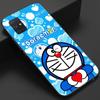 Cute Doraemon Moon Phone Case For Samsung Galaxy A12 A22 A31 A32 A50 A51 A70 A71 A72 A11 A21S A02S A10S A20S A30S A52 S 5G Cover