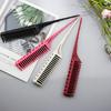 1Pc Professional Hair Combs Tip Tail Comb Barber Hairdressing Comb 3-Row Teeth Detangling Comb Salon Tools Barber Accessories