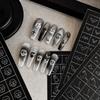 1/6pcs Nail Art Decorations Stickers Spray Painted Hollow Halloween Nail Stickers French Pumpkin Heads Bats Ghosts Adhesive