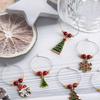 Christmas Glass Cup Identifier Santa Claus Hat Wine Glass Decor Ornaments Christmas Decorations Navidad Noel New Year 2026