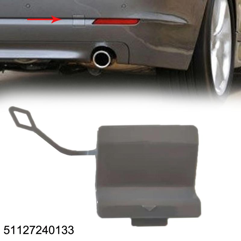 Brand New High Quality Tow Hook Cover Cap Practical Replacement 1pc 51127240133 Car Accessories For F18 528i 535i