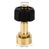 Multiuse M22-14mm Brass Female Hose Adapter Hose Fittings for 3/4inch Garden Hoses Pressure Washers and Cleaning Tool