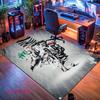 The Zebras Carpet Rug for Living Room Bedroom Home Sofa Decoration,Kids play Nonslip Floor Mat