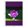 Purple Water Lily Throw Blanket Tourist Luxury Designer Sofa Quilt Comforter Blankets