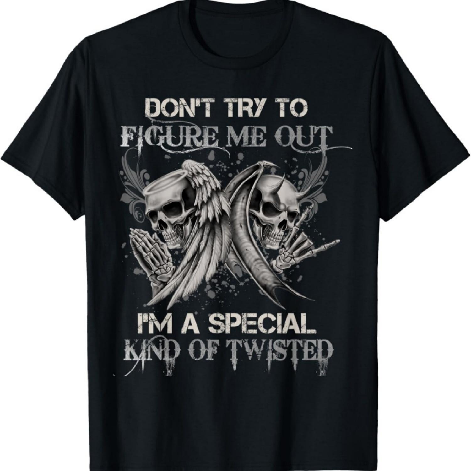 

Don t Try To Figure Me Out T-Shirt XXXXXL чорний