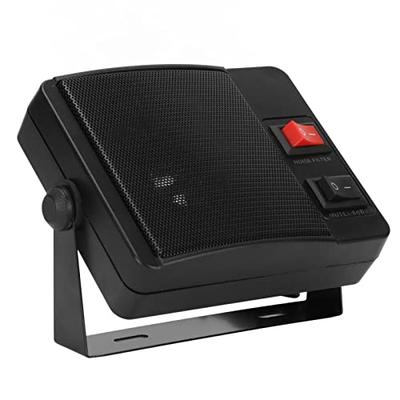 Luidspreker, Autoradioluidspreker, Stabiel Helder Geluid Externe Communicatieluidspreker met Basis, Radioluidspreker voor Yaesu, Kenwood, ICOM