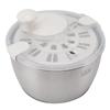 Stainless Steel Salad Spinner Multifunctional Large Capacity Lettuce Spinner Vegetable Dryer Fruit Washer Drain Basket