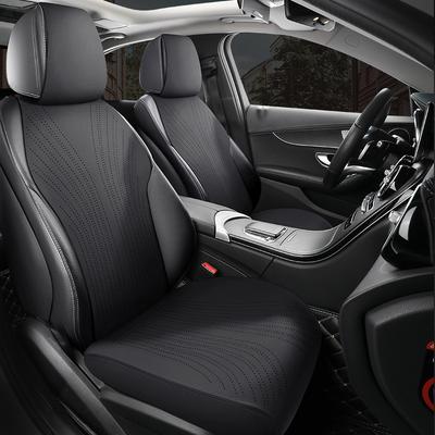 Universal All Seasons Car Seat Cover Breathable Suede Seat Anti-slip Protective Cushions Luxury Car Ultra Thin Suede Seat Cover