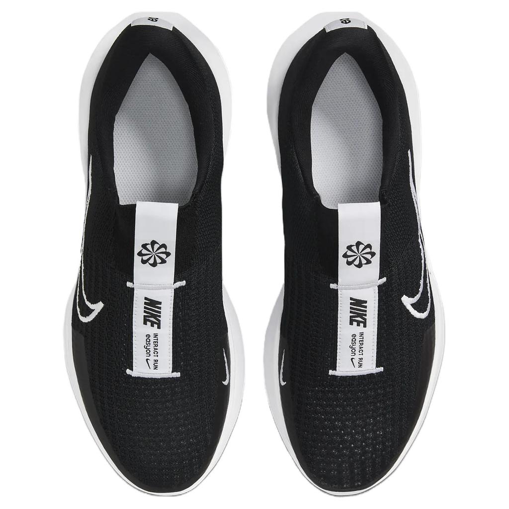 Nike Interact Run EasyOn Black White Men Sneakers FV5590-001