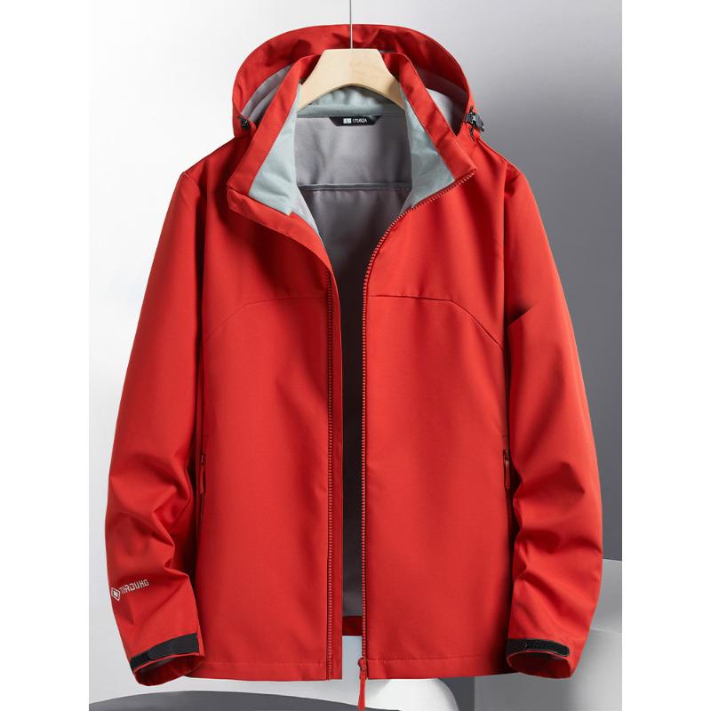 Spring and Autumn New Outdoor Jacket Couple Windproof Hooded Sports Casual Jacket