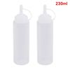 4Pcs Squeeze Squirt Condiment Bottles Salad Sauce Dispenser Ketchup Cruet 240ml 2pcs Condiment Squeeze Bottles Kitchen Gadgets