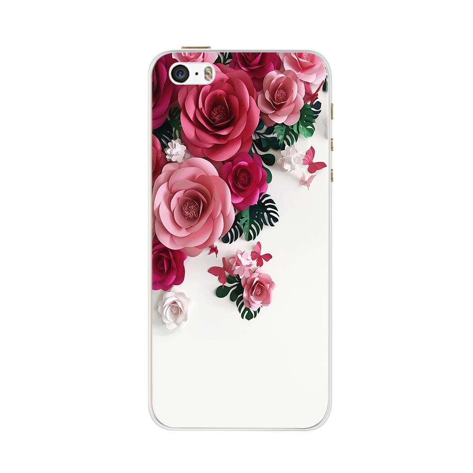For iPhone 5 5S SE iPhone5s Case for iPhone 5S Case Silicone Cute Case for iphone SE Cover bumper for iphone 5 S 5se Phone cases