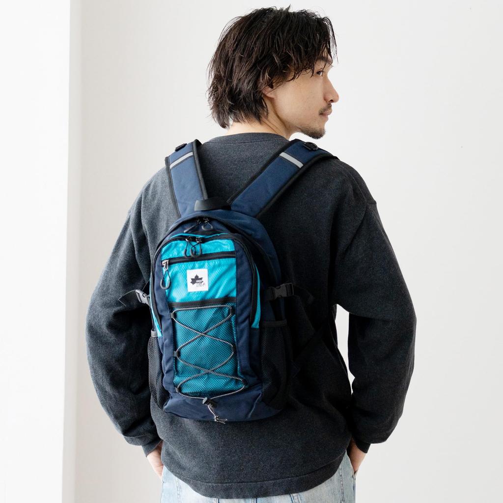 Logo Spark Daypack Backpack, Casual, Bungee Cord, Hiking, Walking