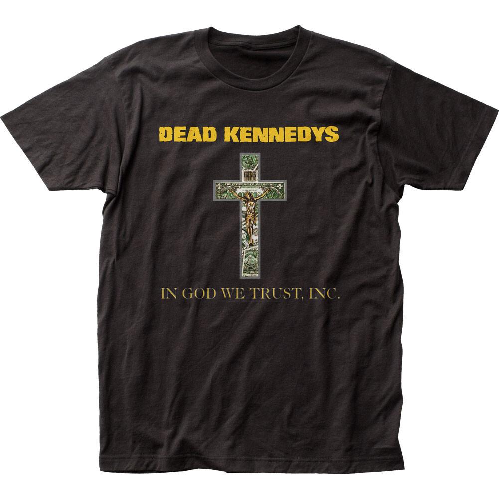 26 Dead Kennedys In God We Trust Cross Mens T Shirt Rock Music Band Tee New Black Unisex T-Shirt XL