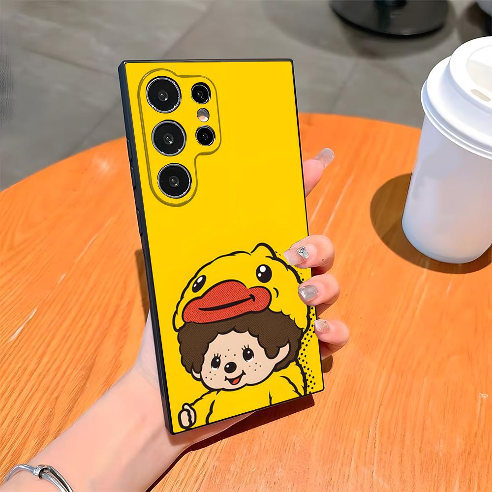 Cute M-monchhichis Phone Case For Samsung S26 S25 Ultra S24 S23 Fe S22 S20 S21 Plus A54 A34 A53 A16 Back Cover