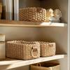 3pcs Handwoven Storage Baskets - 3 Options for Organizing Boxes, Suitable for Shelves, Drawers, Desktops, And Cottage Decor