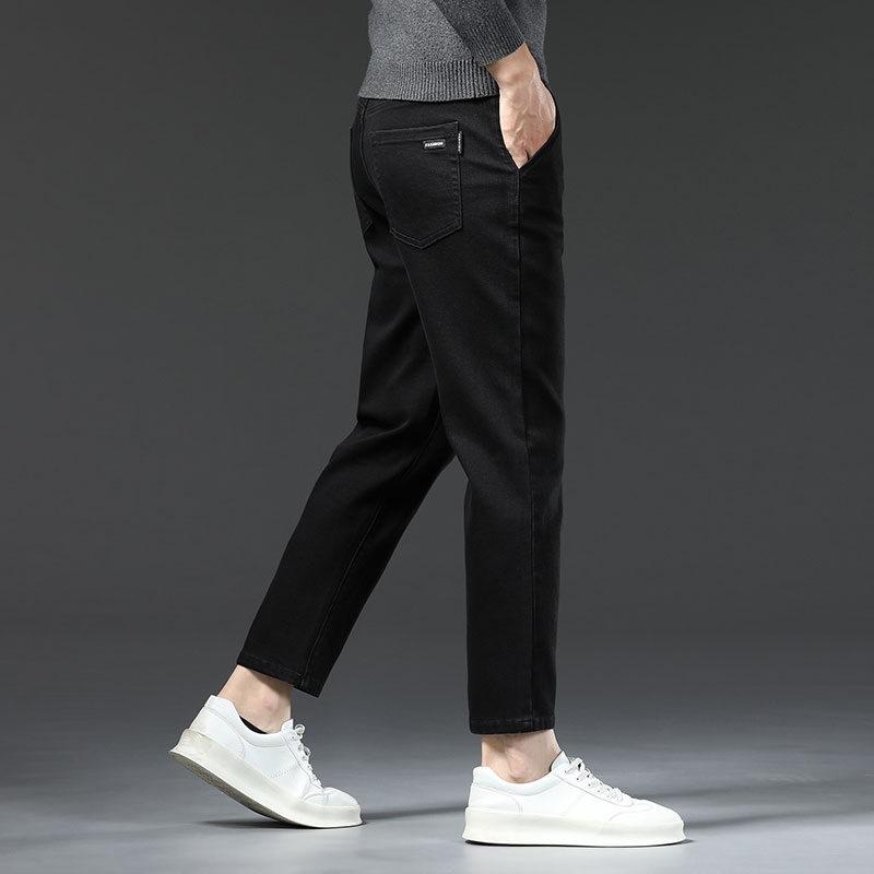 Men's Spring and Autumn Slim Straight-leg Casual Jeans Make You Look Slim and Straight