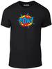Bumm ! T-Shirt Herren Damen T-Shirts Oberteil - Cool Retro Pop Art Comic Buch Comics Urknall Superheld T-Shirt Herren Damen T-Shirts Oberteil