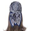 Luxury Print Neck Tie Shawl Wraps Vintage Hair Scarf Headband  Women
