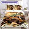 Attack on Titan 3pcs Bedding Set Duvet Cover Closure Includes 1 Duvet Cover & 2 Pillowcases for All Seasons Bedroom Home Dorm Decor