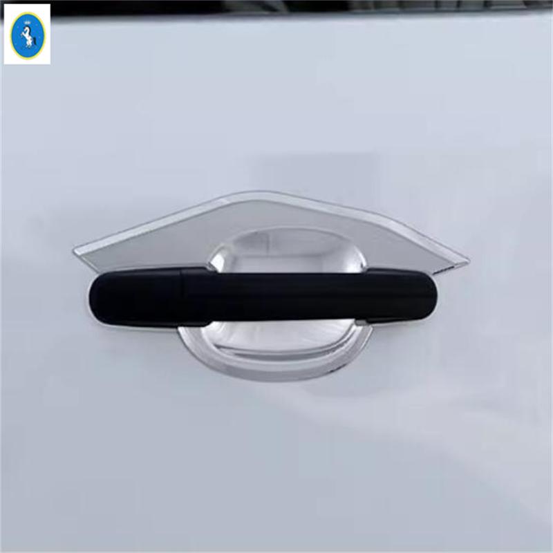 Shiny Style Rearview Mirror / Side Door Handle / Rear Door Handle Bowl Cover Trim For Ford TRANSIT  2024 2025 Accessories