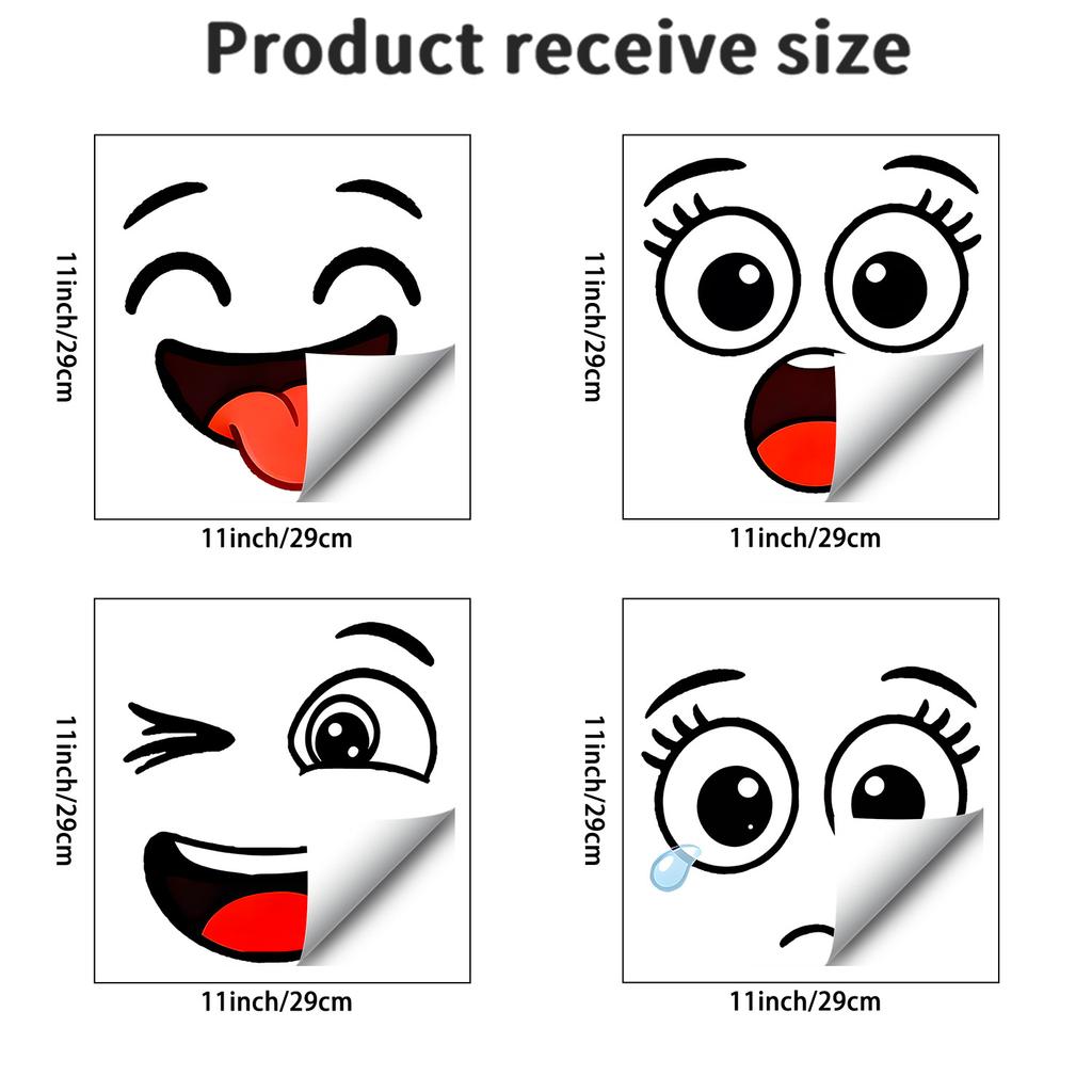 Children's Interest Environmental Protection Theme Self-adhesive Decorative Stickers for Cartoon Trash Can Storage Box
