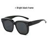 TR1055 Polarized UV Protection Over-Glasses for Myopia, Large Frame Sunglasses for Men & Women