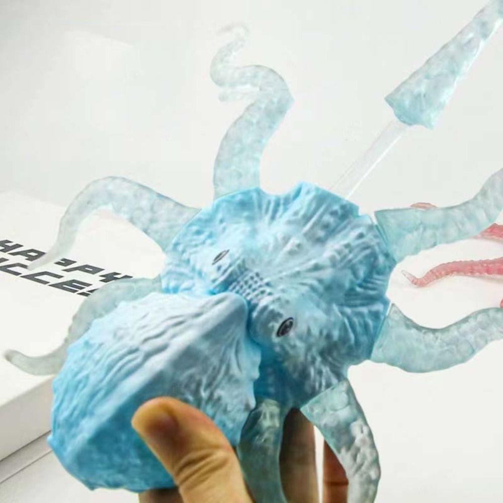 Parent-child Simulation Sea Life Stretchy Toys Stretch Squeezing Animal Model Toys  Office Workers
