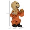 77cm Halloween Scarecrow Decoration, Outdoor Activated Prop with Light Up Eyes, Sound Activated