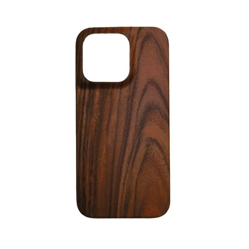 Wood Phone Case IPhone 15 Pro Max Natural Hard Protective Cover