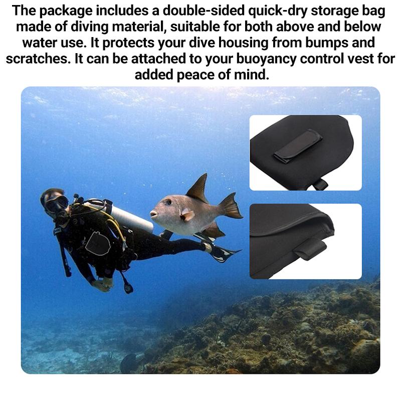 Invisible Dive Case Pro For Insta360 X5, 50M Completely Invisible Design Allows For Seamless 360 Underwater Shots Accessories