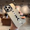 Creative Cat for Apple 15 Colored Silver iPhone14promax Creative 13/11 Matte 16 Protective Case 17