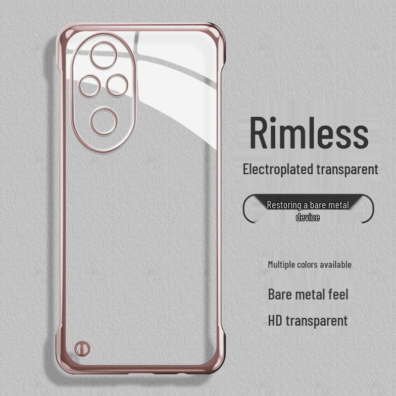 OPPO Reno12 Pro Electroplated Transparent Hard Phone Case for Reno11/R17