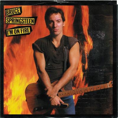 7inch Record BRUCE SPRINGSTEEN  Im On Fire 3804772 COLUMBIA 1985 US Rock Used