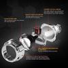 2.5 Inch Universal Bi Xenon HID Projector Lens Silver Black Shroud H1 Xenon LED Bulb H4 H7 Motorcycle Car Headlight