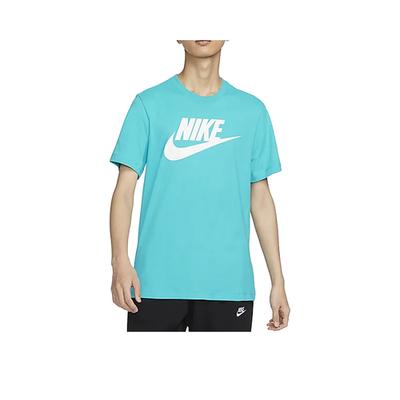 Letter Logo Casual Short-Sleeve T-Shirt for Men In Light Green