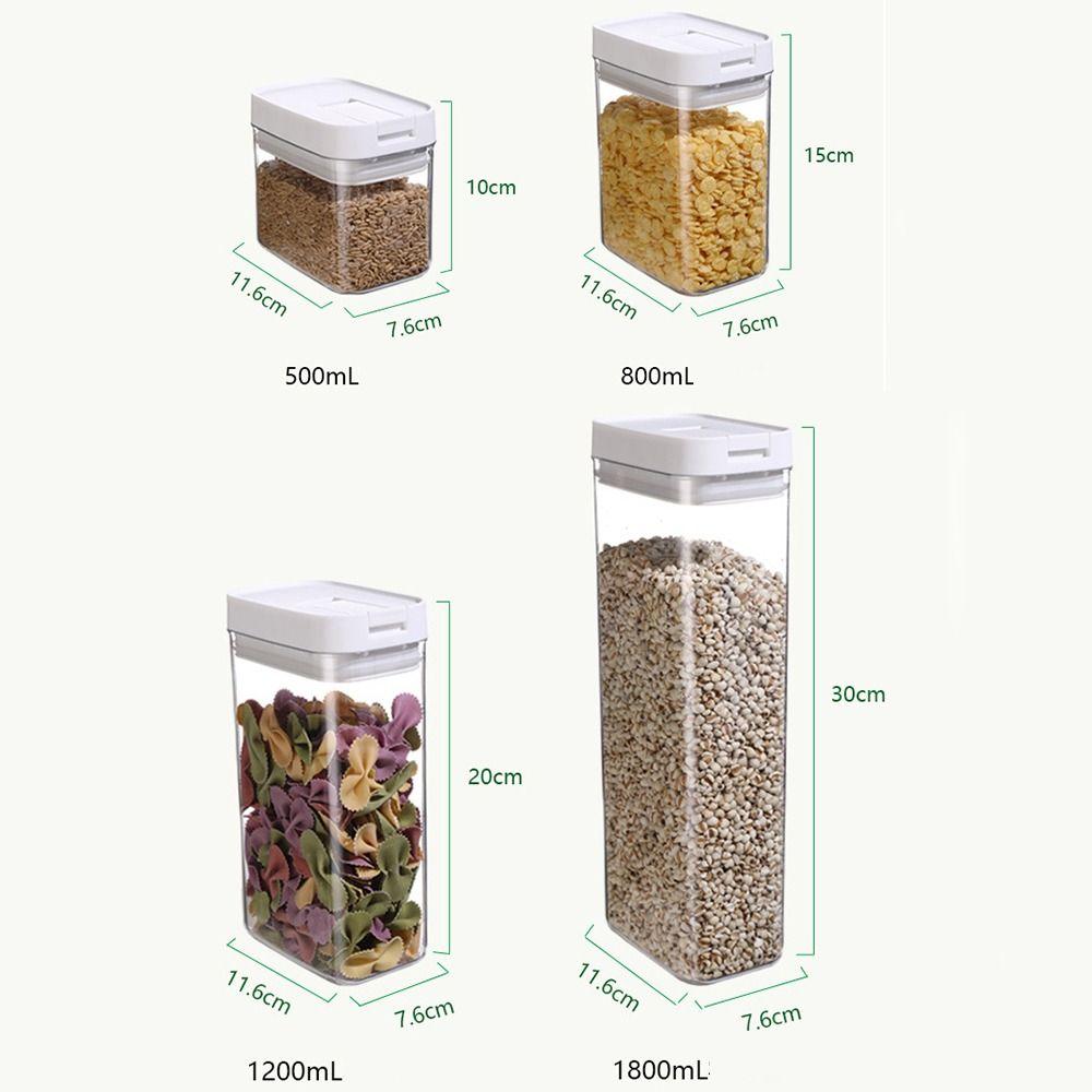 Moisture-Proof Sealed Food Storage Box Transparent Fridge Storage Tank  Kitchen Storage