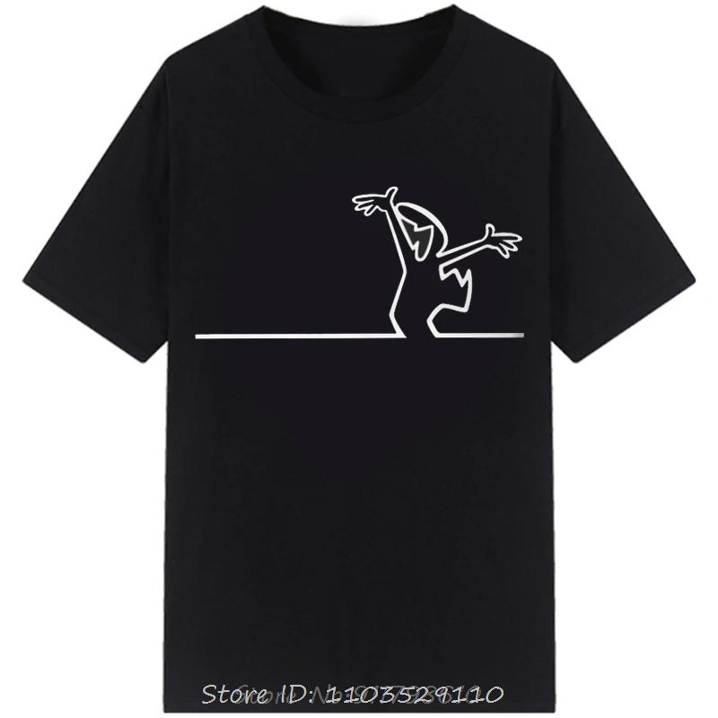 

Футболки Happy Fashion La Linea The Line Osvaldo Cavandoli TV Мужской стиль Уличная футболка с круглым вырезом Повседневные топы Camisetas XXXXXL небесно-голубой