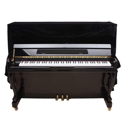 Klavier Langlebig Dick Stehklavier Tastatur Staub für Stehklaviere und Doppelt 158 x 45 x 112 cm Abdeckung, Abdeckung, Staubdicht, Waschbar, Hocker, (Schwarz)