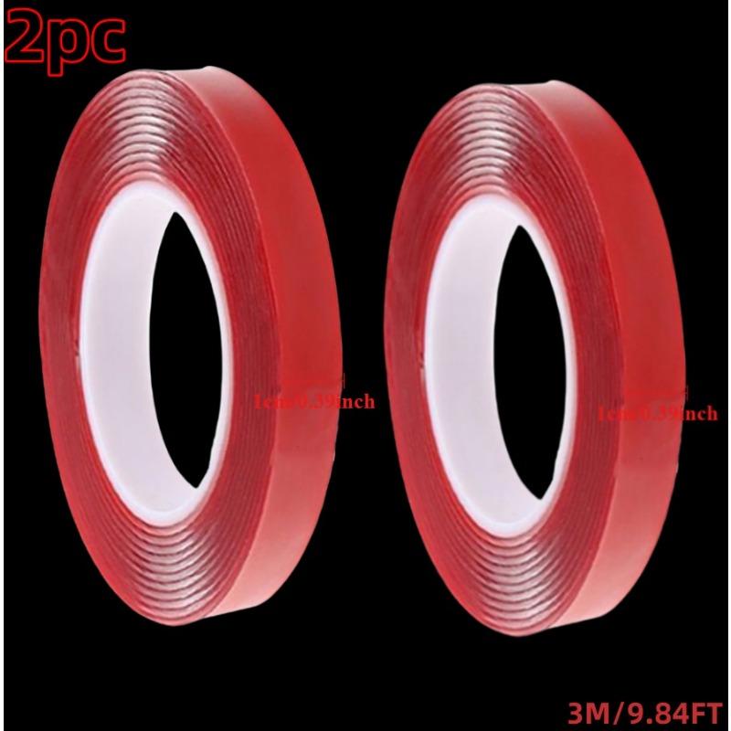 Car Strong Double Sided Adhesive Stickers Tape Nano Transparent Reusable Waterproof Auto Tape Clean Tools Car Protect Sticker