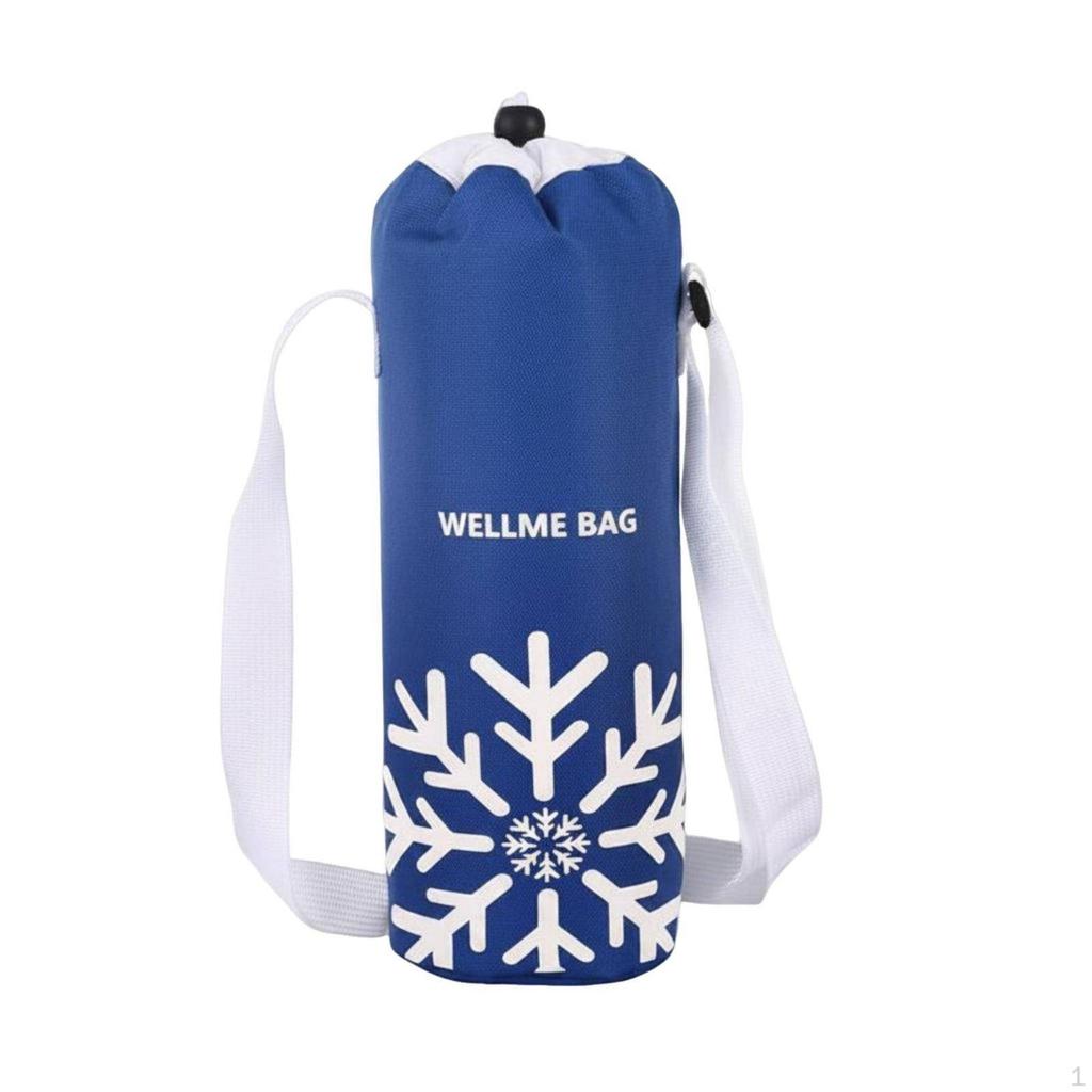 Bottle Chiller Bag with Strap Thermal Insulation Insulated Water Holder Portable Design