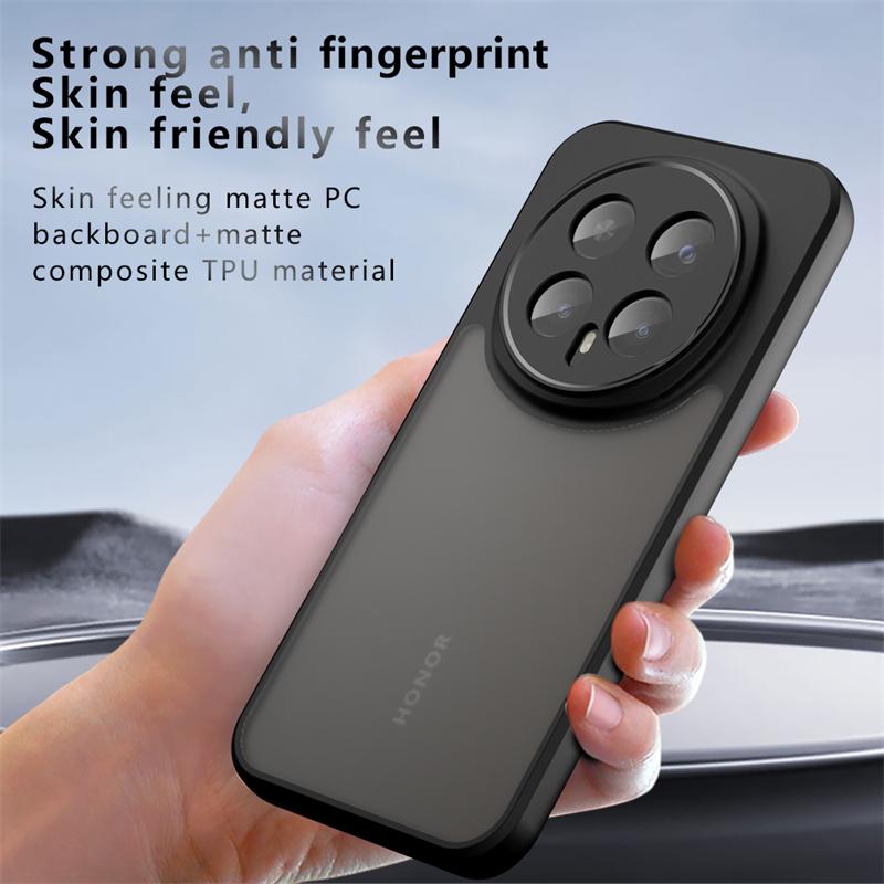 Translucent Matte Phone Case For Honor Magic 8 Pro Shockproof Matte Back Cover Honor Magic 8 Pro Case For Honor Magic 8 Pro Case