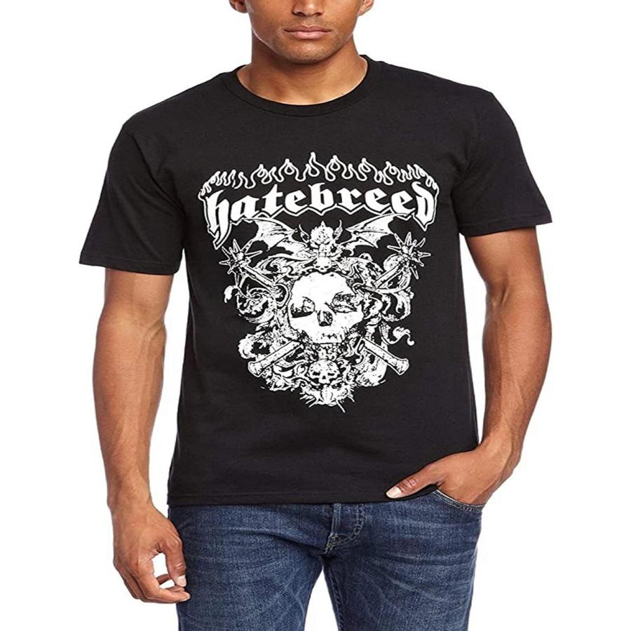 NOTEE Men s Men Fashion Shirt Hatebreed Mens Skull Short Sleeve Casual T-Shirts Black XXXXXL разноцветный