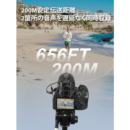 MOMAN C2X Wireless Microphone System, Easy Operation, Stable Transmission Over Long Distances, Volume Control, Audio Monitoring, LCD Display, External