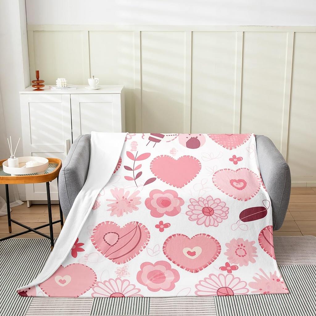 Tai Chi Flannel Throw Blanket for Kids Yin Yang Art Design Black and White Minimalist Plush Blanket Soft Fuzzy AllSeason Bed Bla