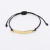 10Pcs/Lot Curved Strip Charm Bracelets Mirror Polish Stainless Steel Adjustable Bracelets For Women's Christmas Jewelry