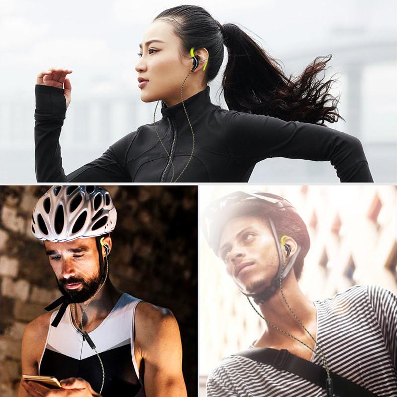 Wired Sports Earphones With Microphone For Running And Workout Enthusiasts
