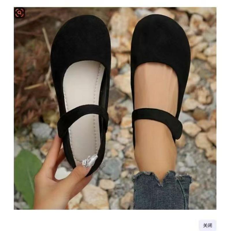 Flat-bottomed Retro Single Shoes Fairy Shoes, New Summer Ballet Shoes with Skirts Mary Jane Shoes