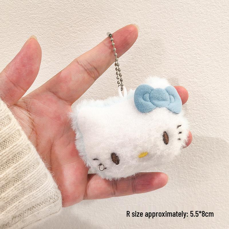 Year of the Sheep Lamb Keychain: Cute Plush Pendant for Students' Bags